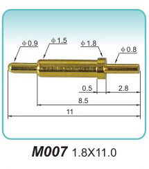 弹簧探针M007 1.8X11.0