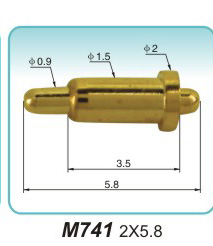 双头弹簧顶针M741 2X5.8