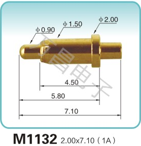M1132 2.00x7.10(1A)pogopin 探针