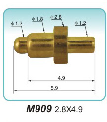 接收信号顶针M909 2.8X4.9