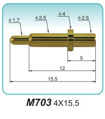 M703  4x15.5