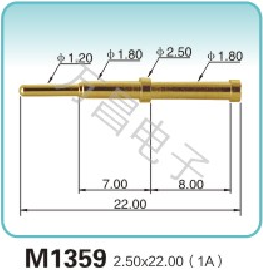 M1359 2.50x22.00(1A)pogopin