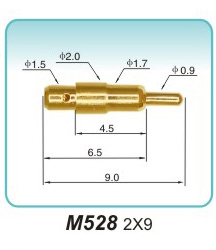 电流触针  M528  2x9