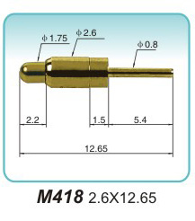 弹簧探针M418 2.6X12.65
