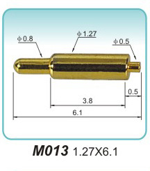 弹簧探针M013 1.27X6.1